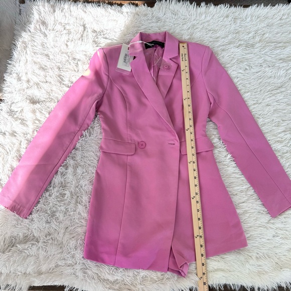 Endless Rose long sleeve blazer romper. Size 4. Color Lilac. NWT - Picture 9 of 9